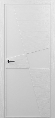 Межкомнатная дверь Логика LX422 Шпон+эмаль (закрытая пора), Белый, 600/700/800/900*2000 мм.